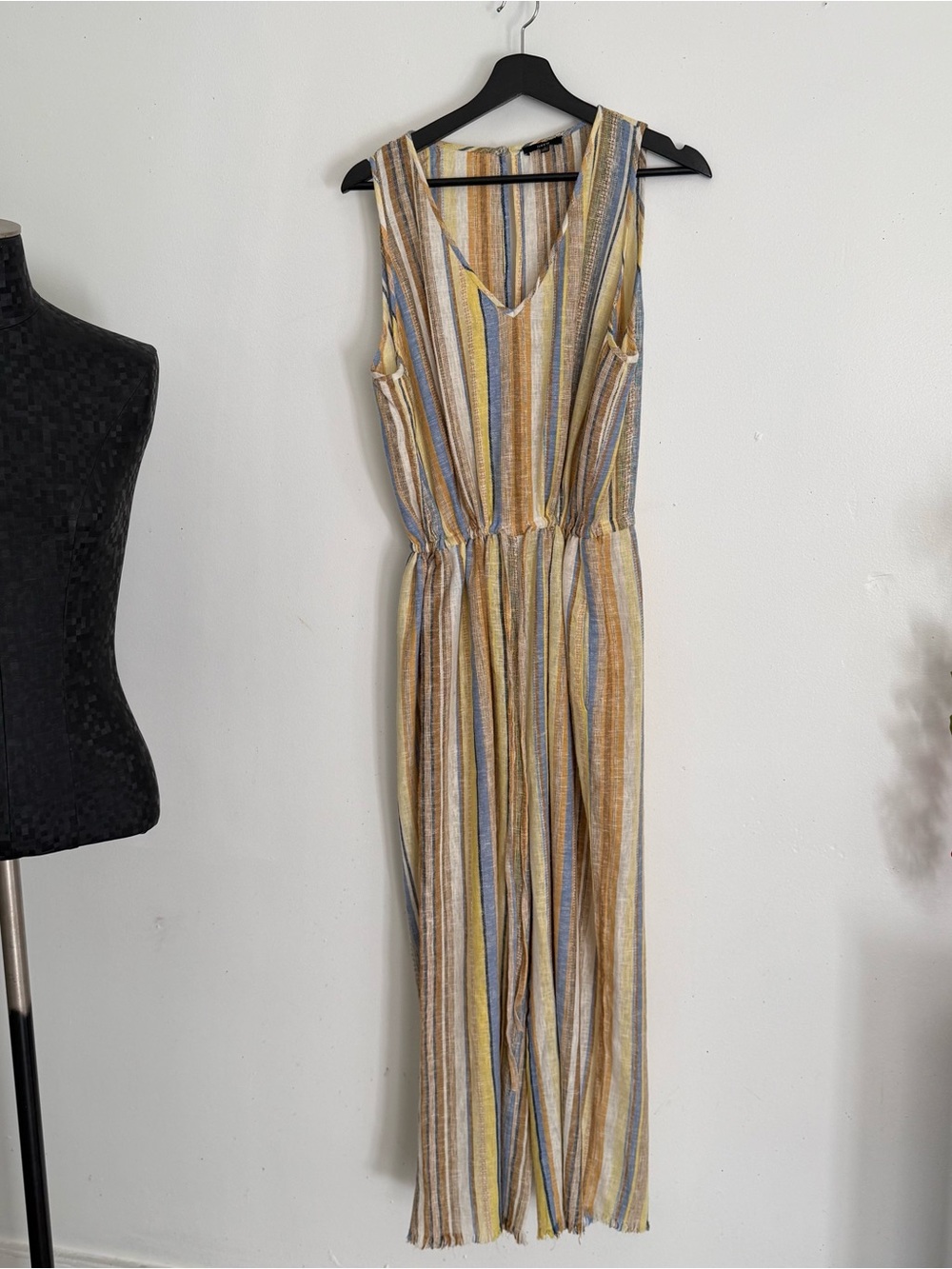 Drew by Anthropologie linen jumpsuit